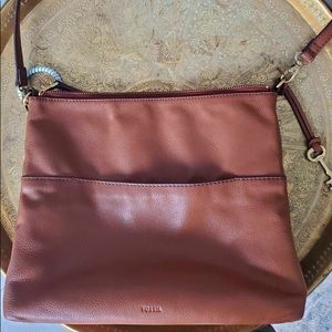 Fossil Leather Crossbody Bag